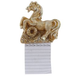 GAEM Магнит "Лошадка" с блокнотом, L7 W1,5 H12 см, 2в.