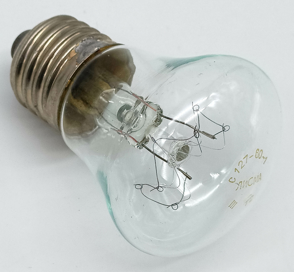 5шт Лампа накаливания Судовая Лисма С 127-60-1 60Вт, 127В, Е 27