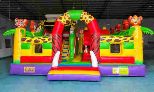 Коммерческий надувной батут «Белый клык ультра», 6*5*4 м