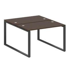 Metal System Рабочая станция на О-образном м/к БО.РАС-СП-2.2 Венге Цаво/Металл Антрацит 1200*1475*75