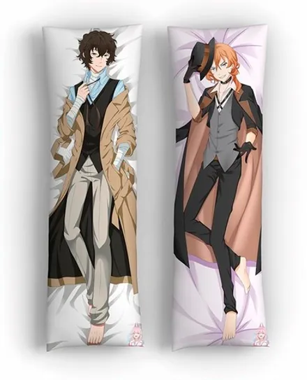 Дакимакура Дадзай Осаму и Накахара Чуя