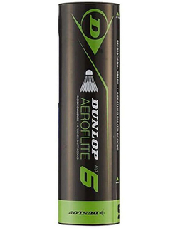 Воланы для бадминтона Dunlop Aeroflite No. 6 (6P)