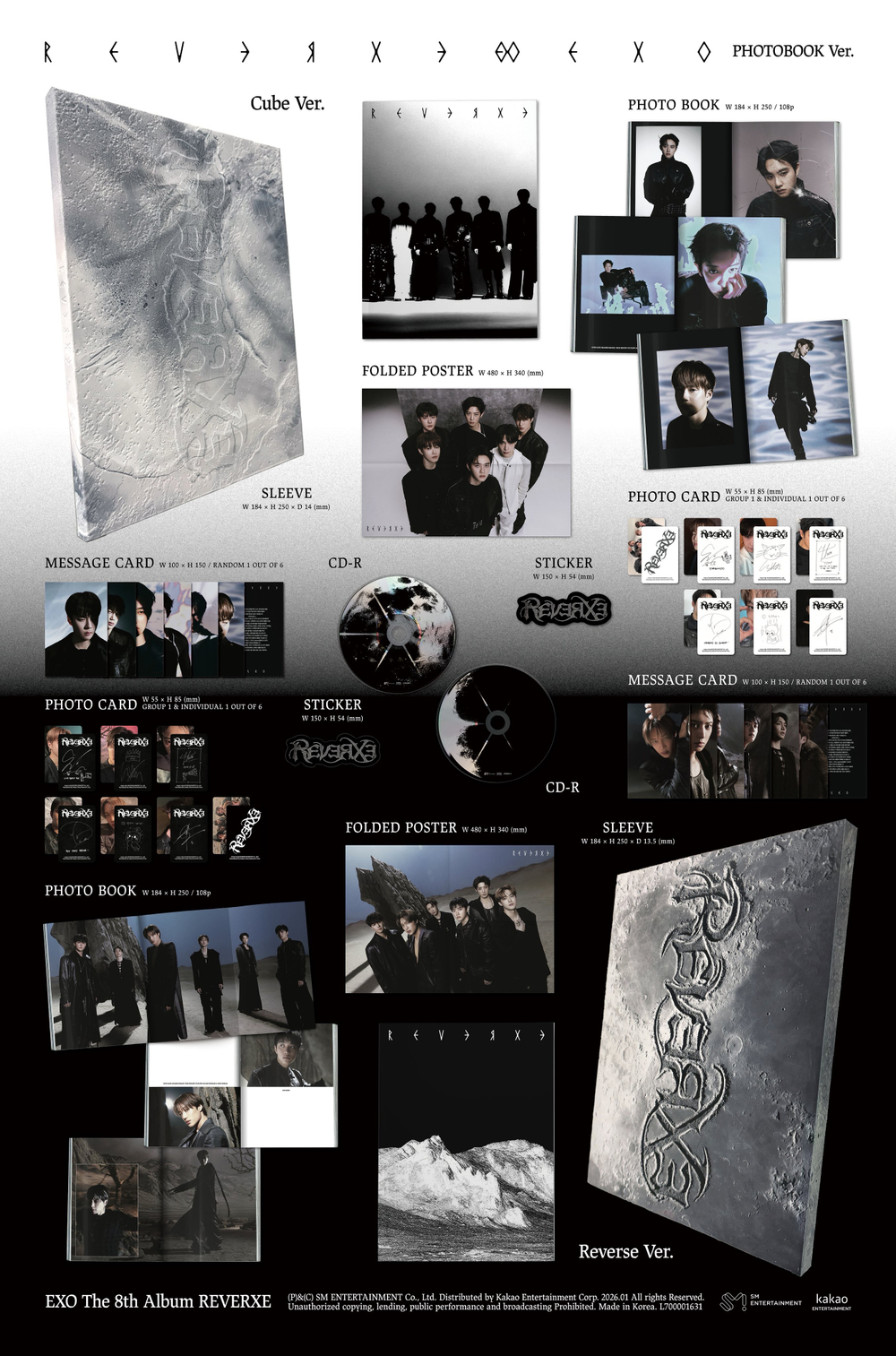 Альбом EXO - 8th Album [REVERXE] (PHOTOBOOK Ver.)