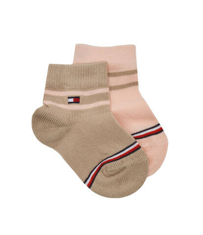 Носки 2 пары Tommy Hilfiger - бежевый(701224995)