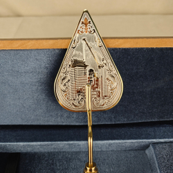 Подарок строителю " Сувенирный мастерок" малый в подарочном футляре