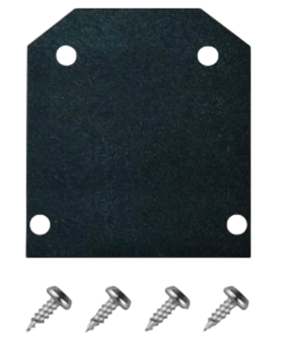 Торцевая заглушка Стандарт для профиля S-25, 2 шт/уп