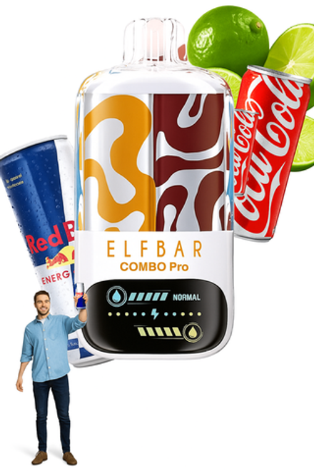 ELFBAR Combo Pro 30000 – Elfbull / Lime Cola (5% nic)