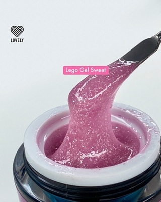 Гель для наращивания и укрепления Lovely, Lego Gel Sweet, 15 гр