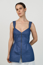 Джинсовый топ