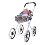 Коляска для куклы лежачая, пакет Z918-11