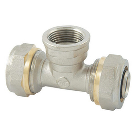 Обжимной тройник переходной внутренняя резьба Altstream ALT 32 х 1* х 32