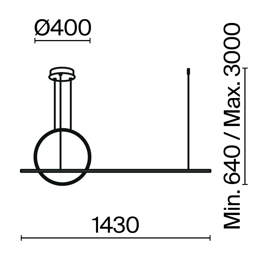 Подвесной светильник Maytoni HALO MOD247PL-L49BK