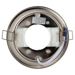 Светильник встраиваемый ЭРА KL35 SN /1 (к) под лампу GX53 сатин никель термокольцо в комплекте | Встраиваемые светильники Для ламп GX53