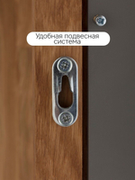 Вешалка настенная Кристиан из массива дуба