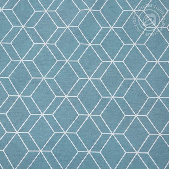 Двуспальный комплект постельного белья Куба с простыней на резинке поплин