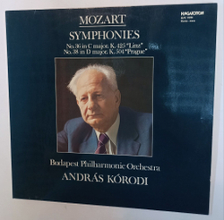 Винтажная виниловая пластинка LP Mozart Моцарт Symphonies No. 36 In C Major, K.425 LinzNo. 38 In D Major, K.504 Prague (Венгрия 1978)
