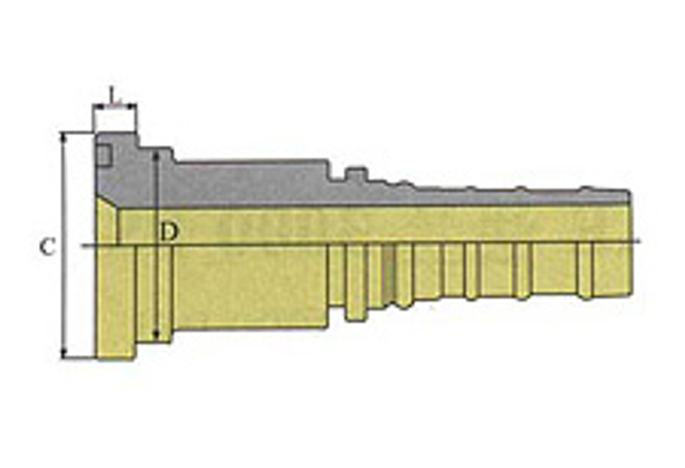Фитинг DN 32 SFS 1.1/2 63.5 Interlock