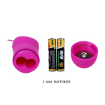 Водонепронецаемое виброяйцо 6,5см с насадкой Букашка Baile BI-014196