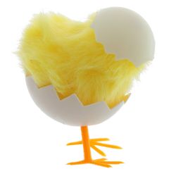 GAEM Фигурка декоративная "Цыпленок" (блок 12 шт), L6 W6 H8 см, 3в.