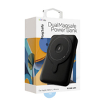 Внешний аккумулятор MagSafe VLP Dual Power Bank (10000 мА·ч) Беспроводная зарядка: Qi 15 Вт, магнитное крепление для зарядки Apple Watch (Qi 3 Вт). Проводная зарядка: USB-C. Есть LED-индикация и поддержка PD. Энергоёмкость — 38,5 Вт·ч. Максимальная выходн