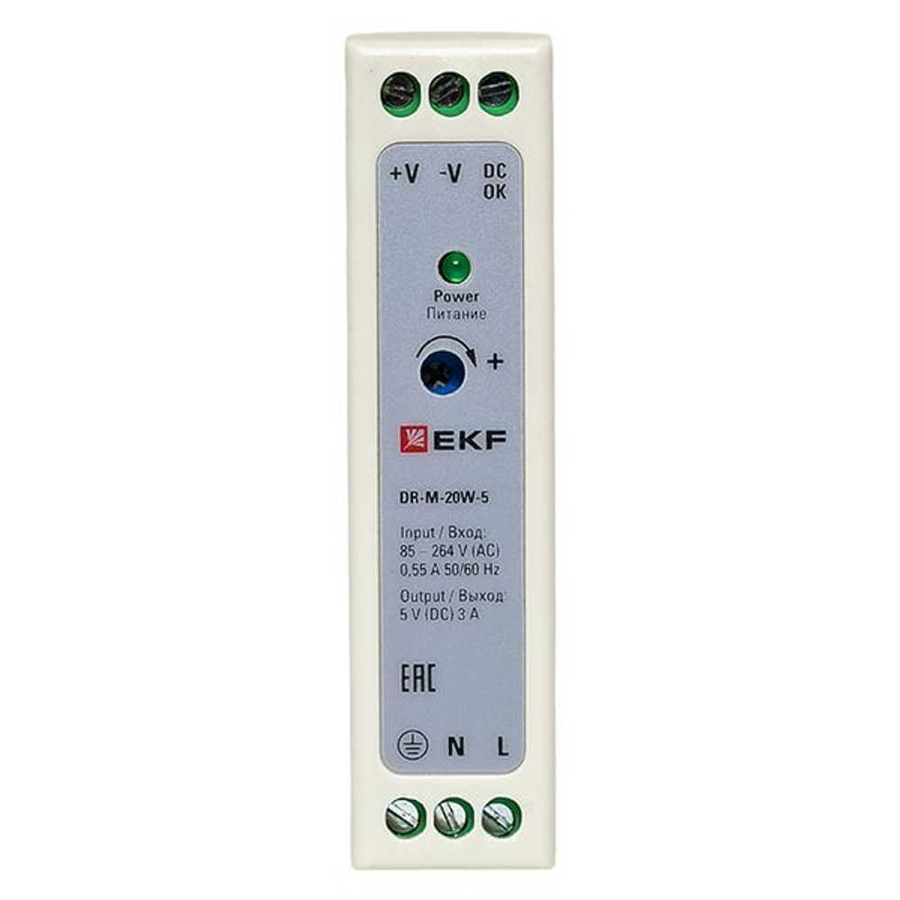 Блок питания  EKF DR-M-20W-5