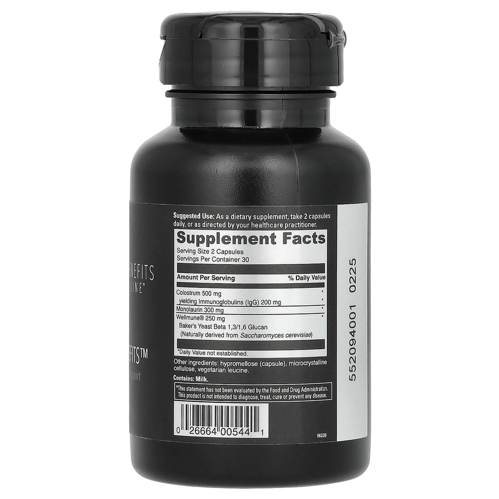 DaVinci Laboratories, Benefits Line, средство для укрепления иммунитета, 60 капсул