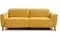 Диван-реклайнер с электроприводом Jasper, 200 см, желтый