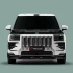Карбоновый обвес для ZEEKR 9X 2025+ Зикр Губа Диффузор спойлер тюнинг