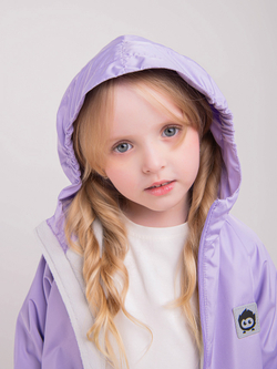 Куртка на флисовой подкладке "Лиловый"