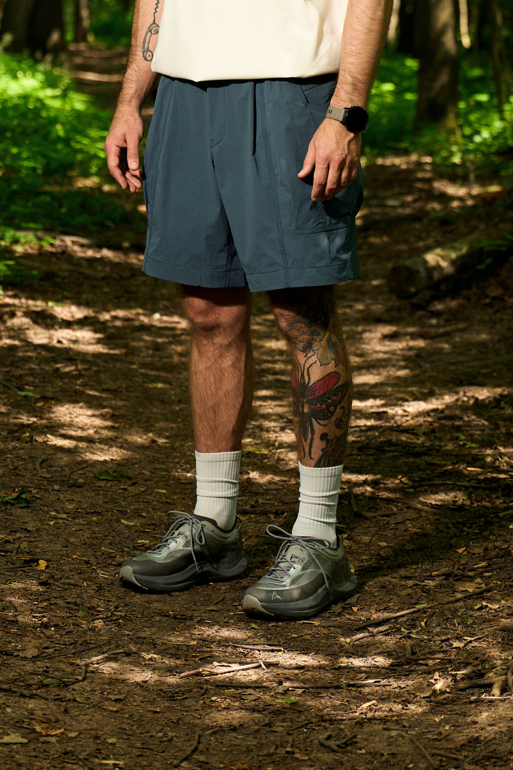 Шорты Blue Monte Multi-Pocket Greek Shorts "Ji Luo Qing"