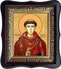 Фавий Римский священномученик Икона на холсте в киоте