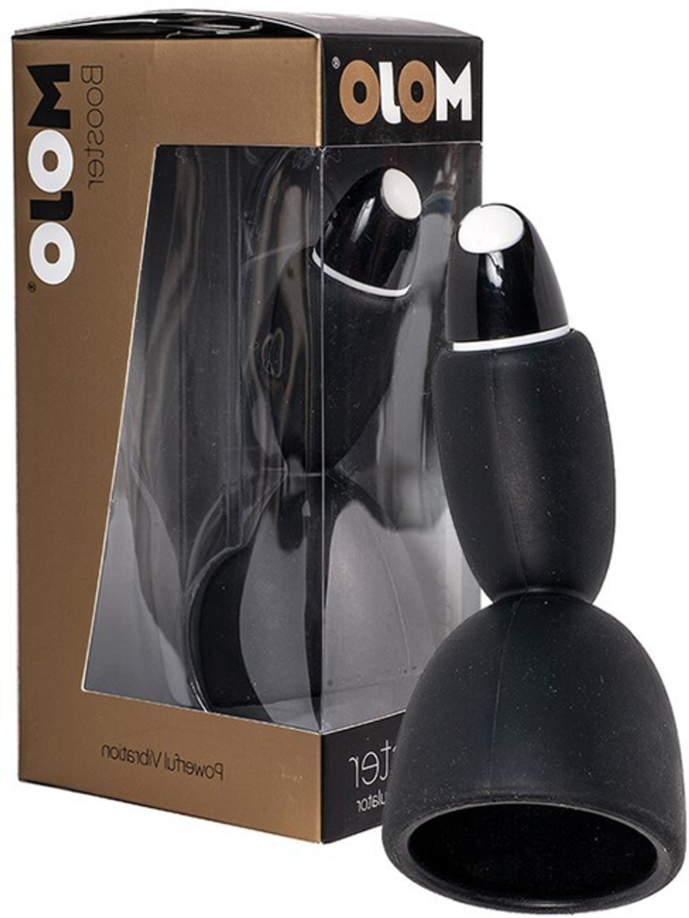 Вибромассажер для головки полового члена Booster , 7 режимов (черный) (Цвет: черный)