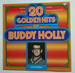 Винтажная виниловая пластинка LP Buddy Holly 20 Golden Hits By Buddy Holly (Germany 1975)