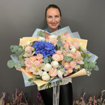 Букет цветов «Голубой шафран»