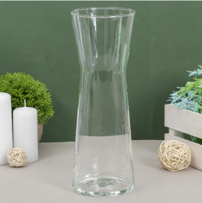 Ваза "Элс" 26х9,5 см, 1,28л 1597 прозрачная
