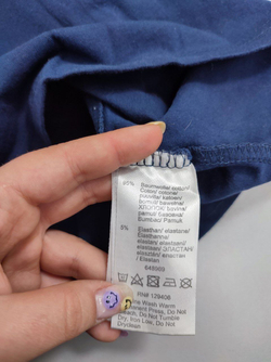 Майка синяя базовая 44 размер