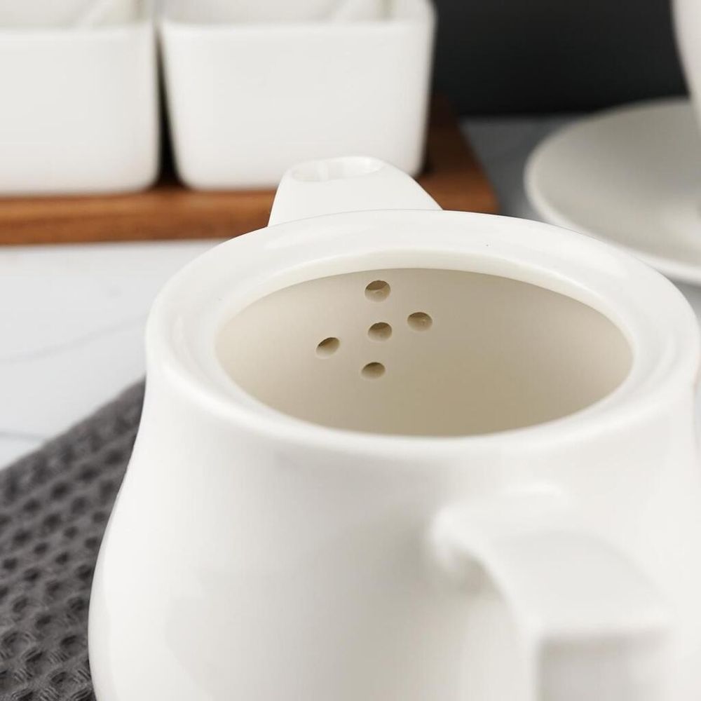 Чайник 450 мл белый фарфор P.L. Proff Cuisine [1]