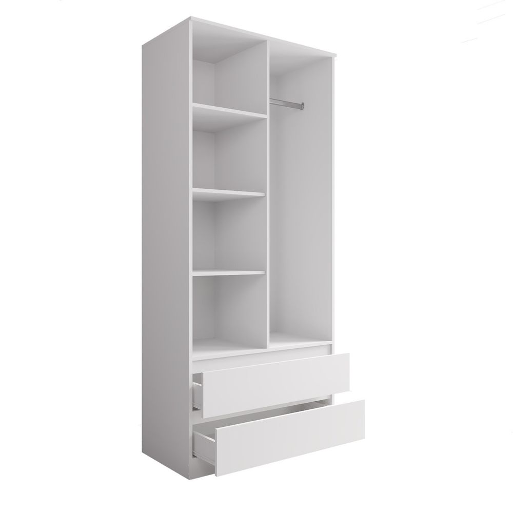 МС Мори Шкаф МШ 900.2 Белый