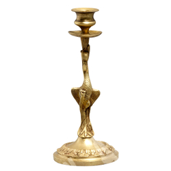 Аист. Бронзовый подсвечник на одну свечу. Франция конц XIX века.