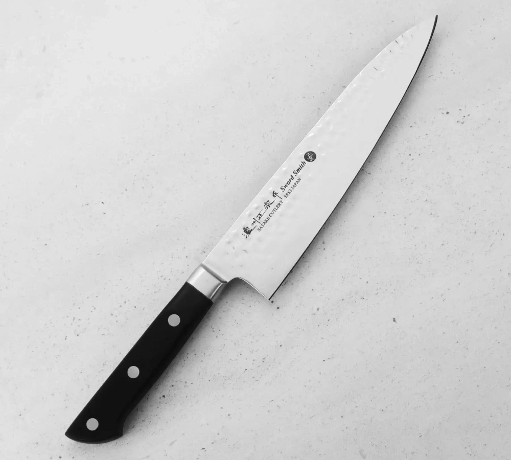 Satake - Нож шеф-повара Ноусю 20см в деревянной коробке. / артикул   807-937W  / GTIN 4956617807937