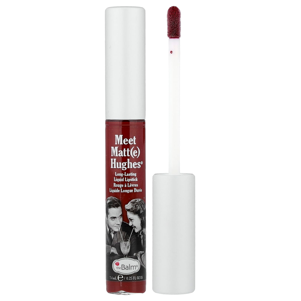 theBalm Cosmetics, Meet Matt (e) Hughes®, жидкая губная помада длительного действия, Adoring, 7,4 мл (0,25 жидк. Унции)