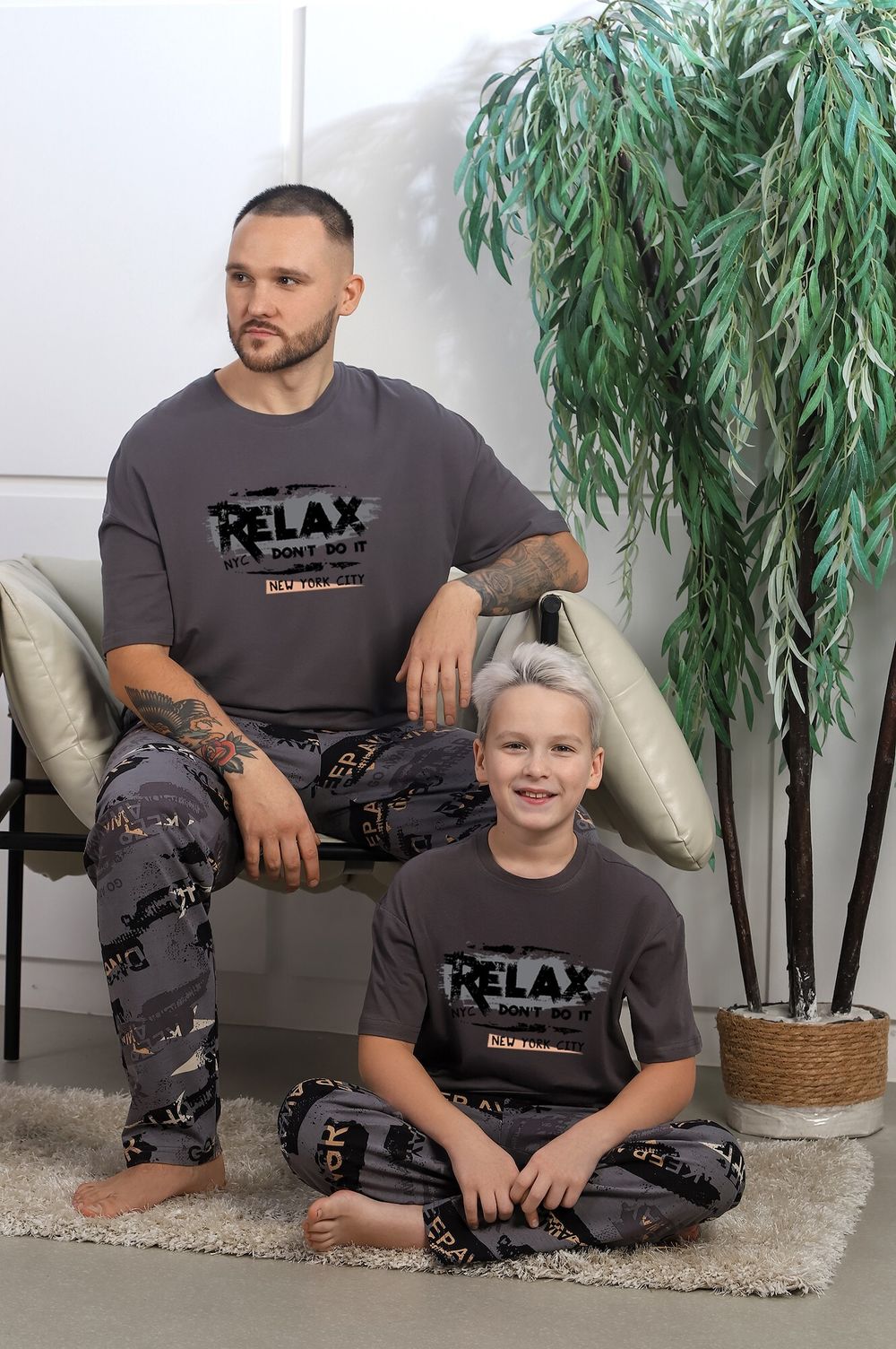 Костюм для мальчика Гранж-1 Виотекс СЕРЫЙ