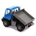 Самосвал бортовой "Мерседес. Unimog U 500. Люкс" 17,5см. синий (Лена)