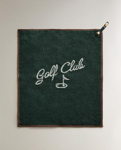 ZARA HOME ХЛОПКОВОЕ ПОЛОТЕНЦЕ "GOLF CLUB", ЗЕЛЕНЫЙ