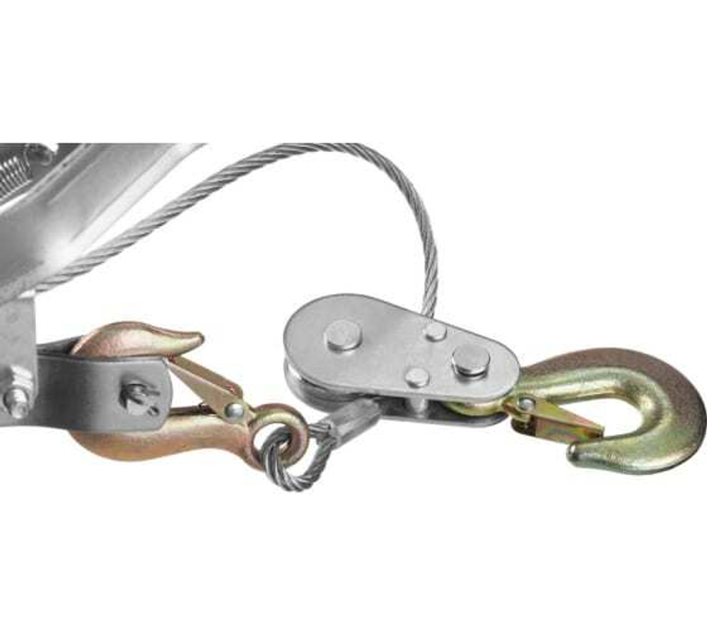 Лебедка STAYER "MAXPull" рычажная, тросовая, 1,5т/2,4м (4310-1.5)
