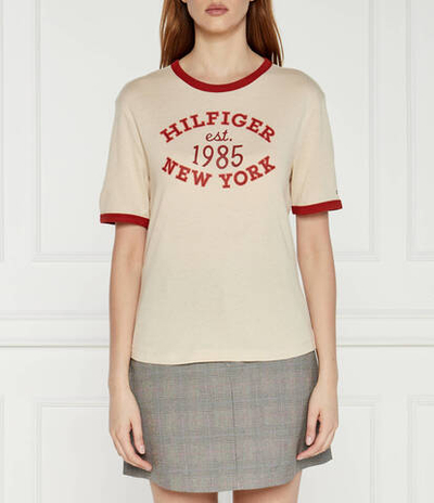 Футболка VARSITY Tommy Hilfiger - бежевый(WW0WW42585)