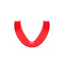 Капа боксерская TORRES, PRL1021RD, термопластичная, красный