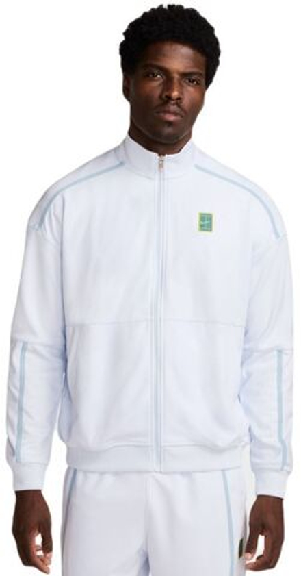Мужская теннисная кофта Nike Court Heritage Tennis - небесный