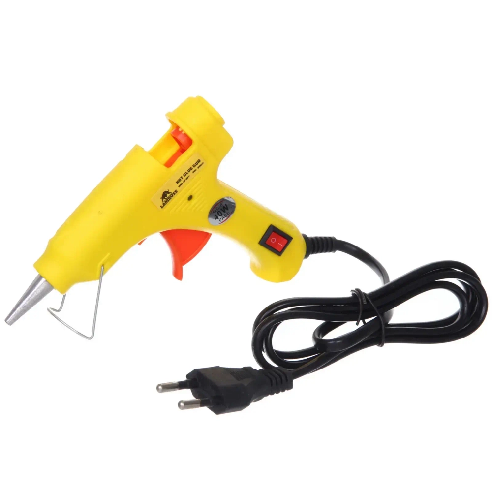 Пистолет клеевой Lamboss 40Вт, клеевые стержни 7мм