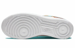 Кроссовки Nike Air Force 1 White Aqua Clay (Женская размерная сетка)